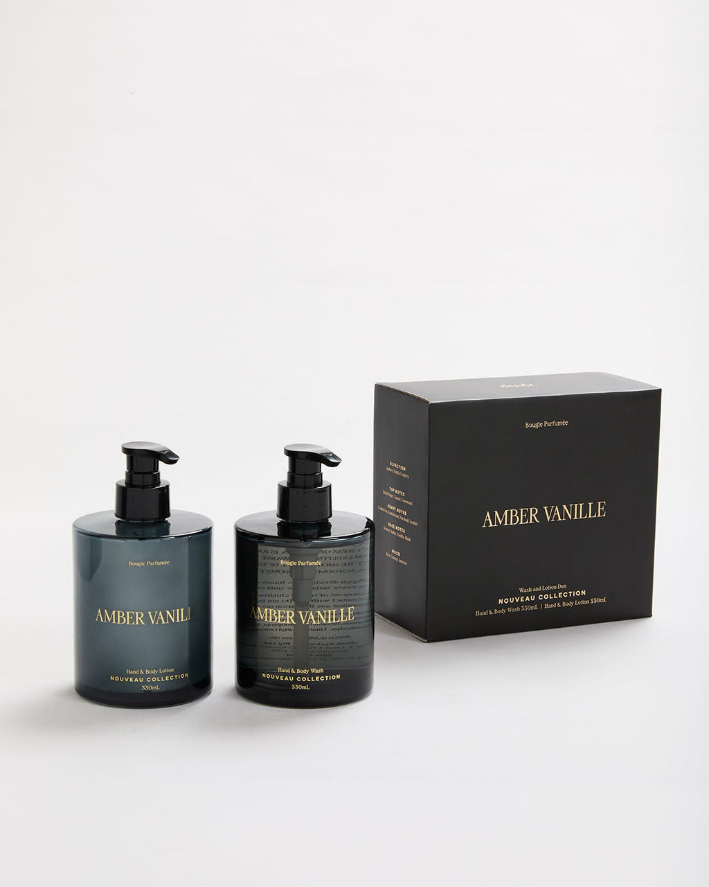 Amber Vanille Gift Set Hand Wash & Cream 330ML Nouveau