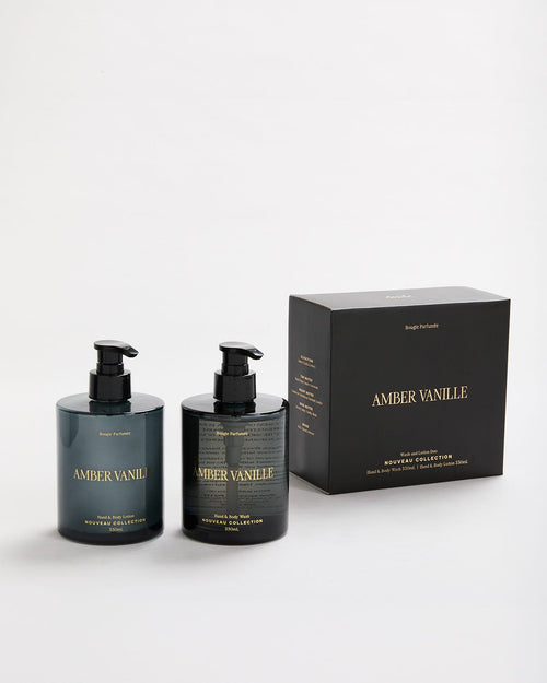 Amber Vanille Gift Set Hand Wash & Cream 330ML Nouveau