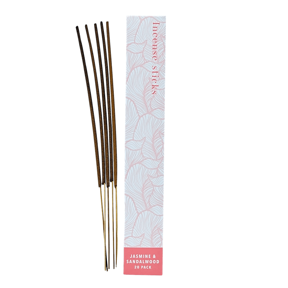Jasmine & Sandalwood Incense Sticks (20 Pack)