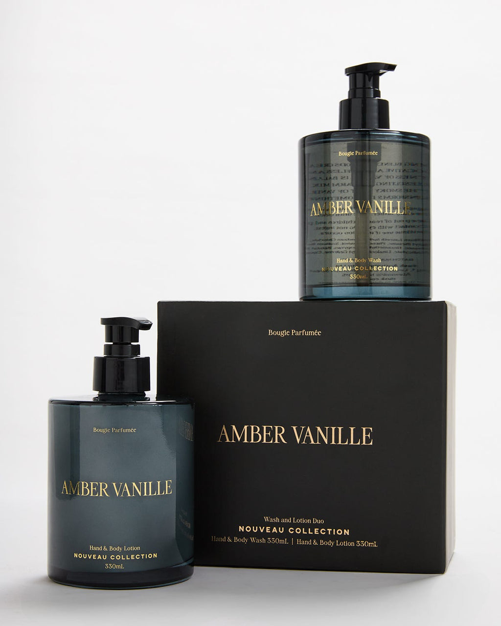 Amber Vanille Gift Set Hand Wash & Cream 330ML Nouveau