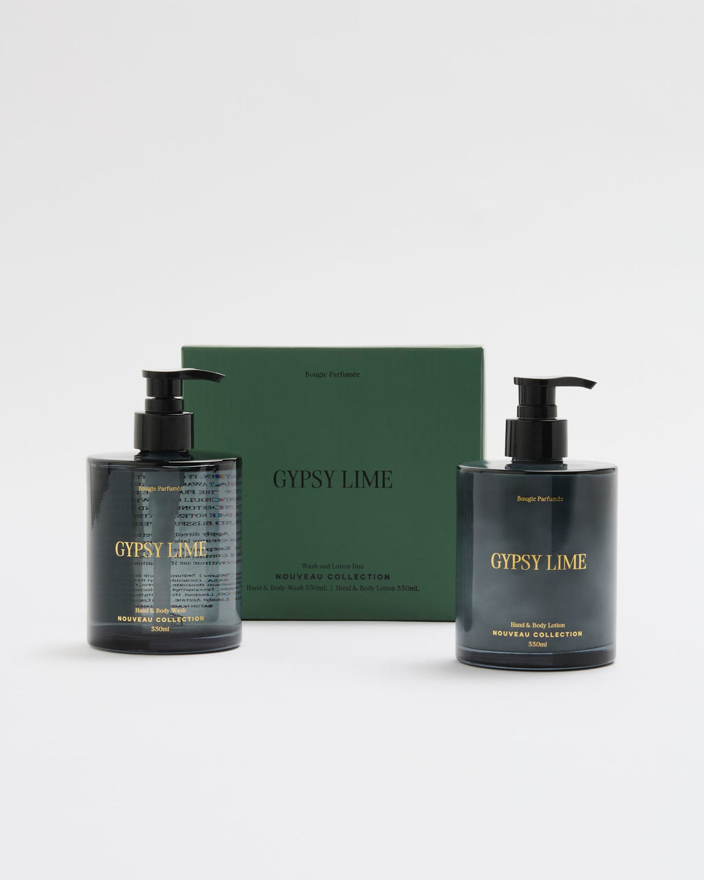 Gypsy Lime Gift Set - Hand Wash & Cream 330ml Nouveau