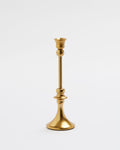 Metal Taper Candle Holder Tall Gold