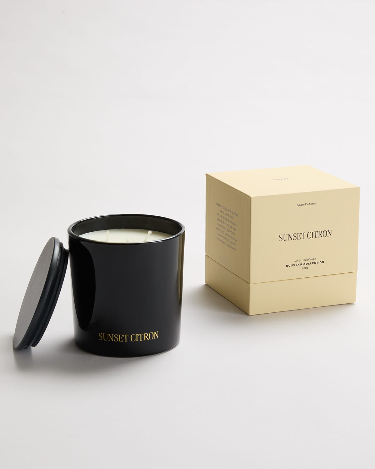 Sunset Citron Candle 650g Nouveau