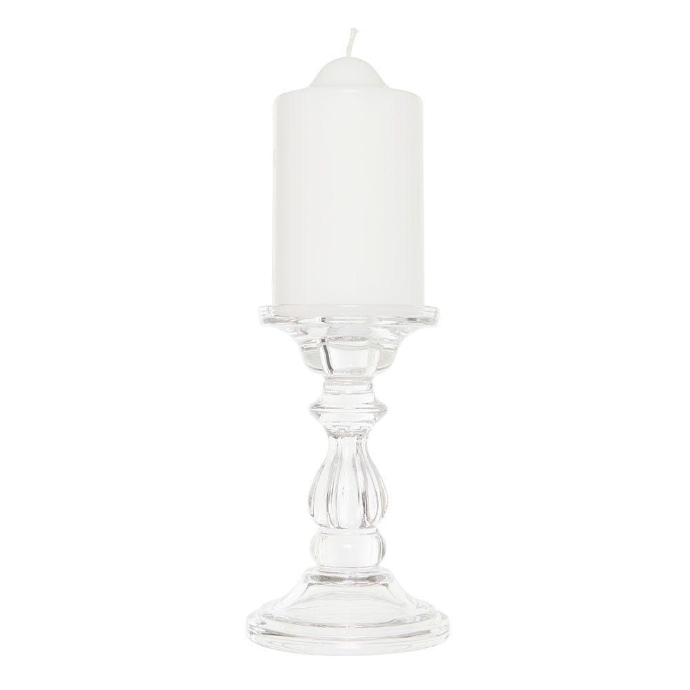 Renley Glass Pillar & Taper Holder
