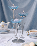 Lady in Silver 3 Cup Tealight Holder