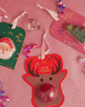Deck the Halls Candy Cane Rudolph's Red Nose Bath Bomb 120 g