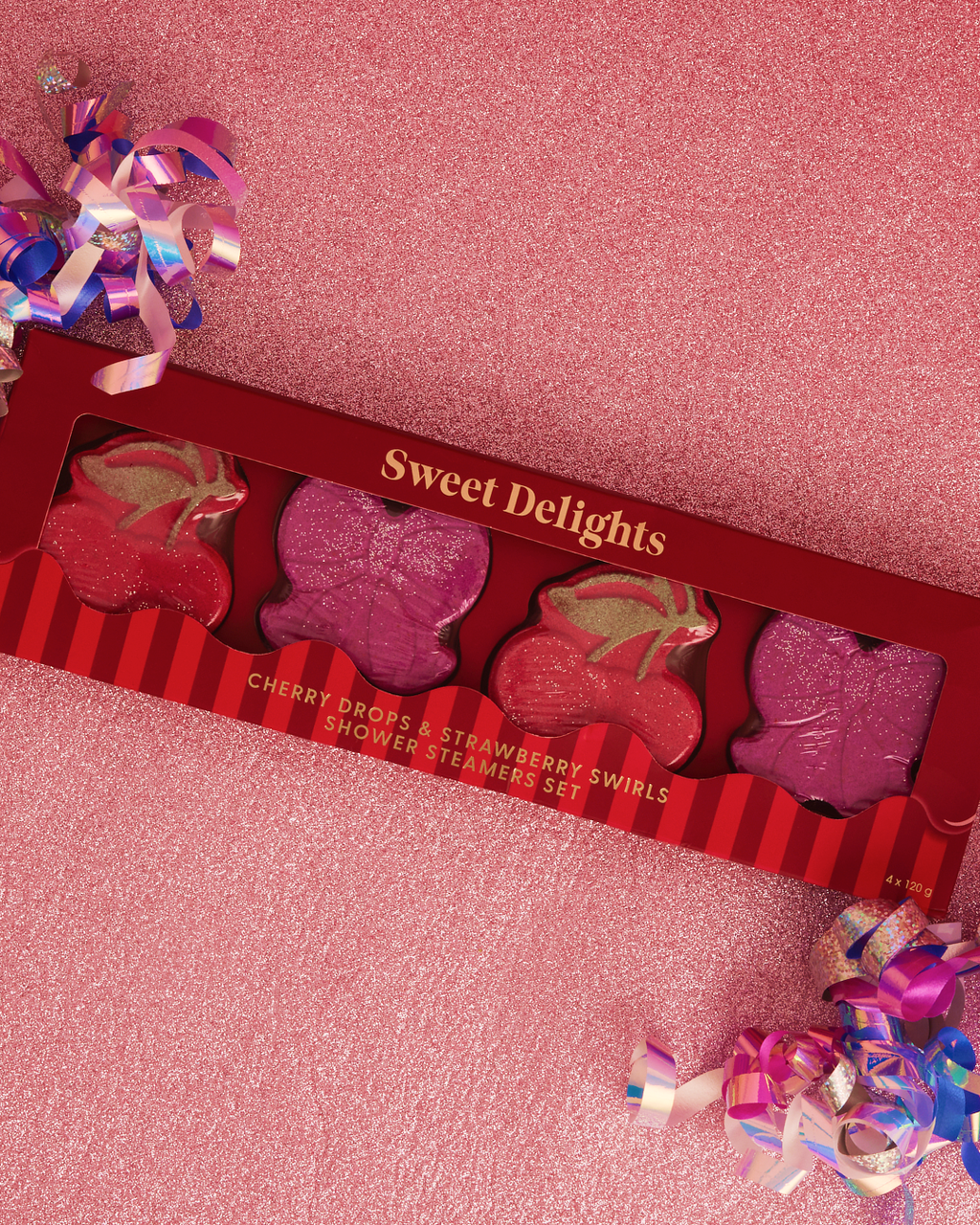 Sweet Delights Shower Steamers 4 x 120 g