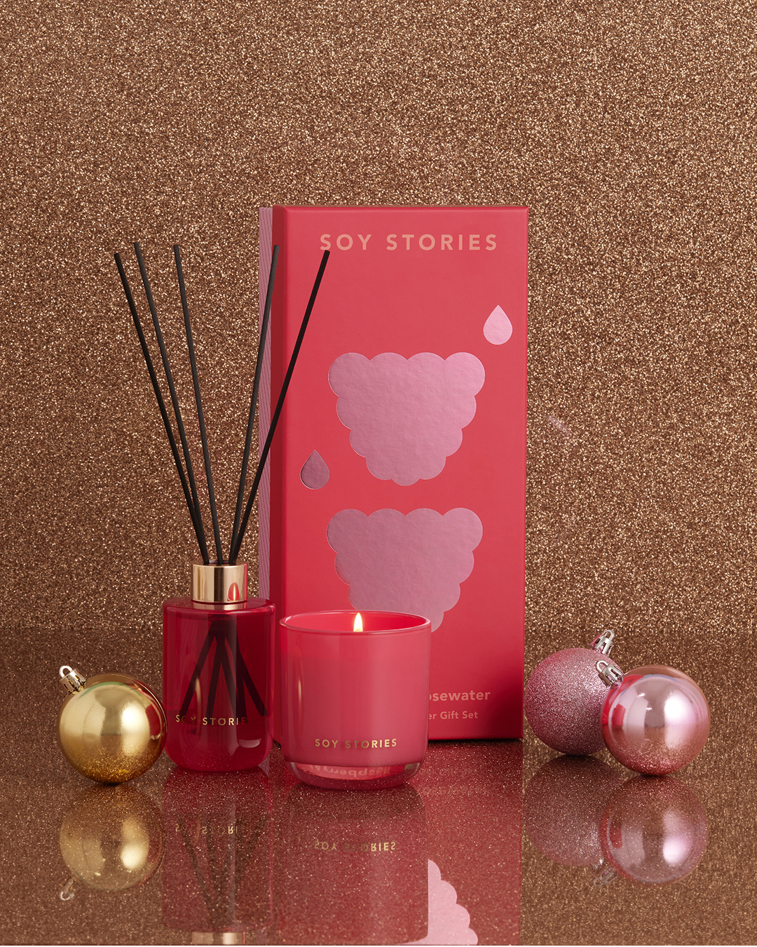 Raspberry & Rosewater Soy Gift Set