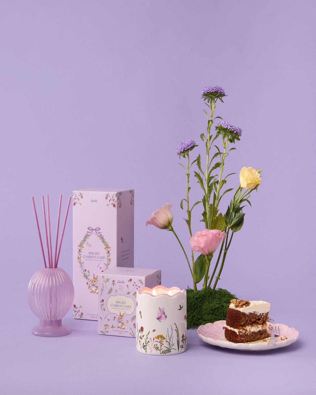Spiced Carrot Cake Soy Blend Scented Candle 380g