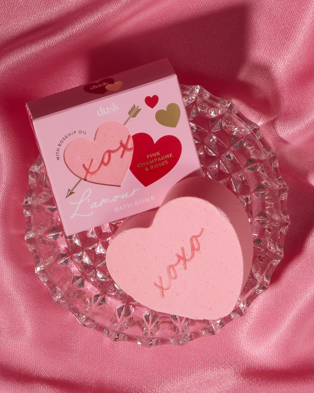 L'amour Heart Bath Bomb 1 Pack