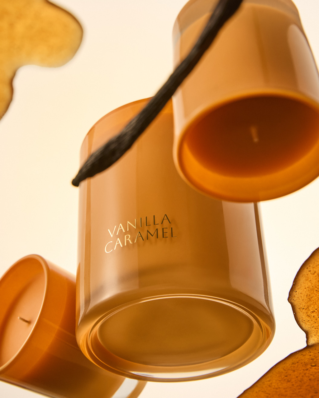 Vanilla Caramel Soy Blend Scented Candle 90g
