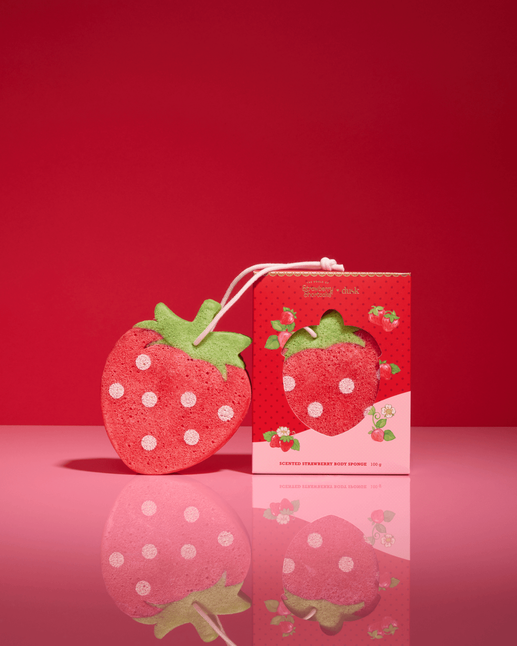 Strawberry Shortcake Scented Strawberry Body Sponge