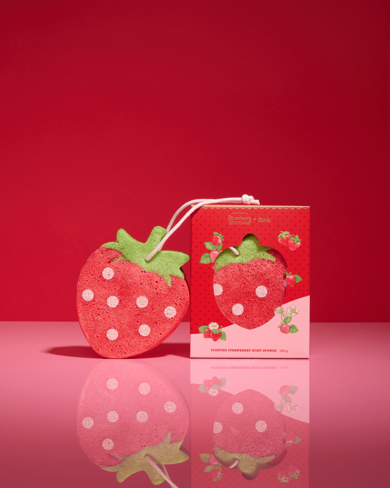 Strawberry Shortcake Scented Strawberry Body Sponge