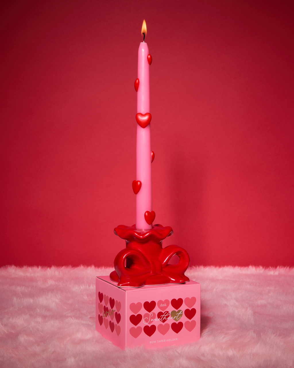 Bow Taper Candle Holder