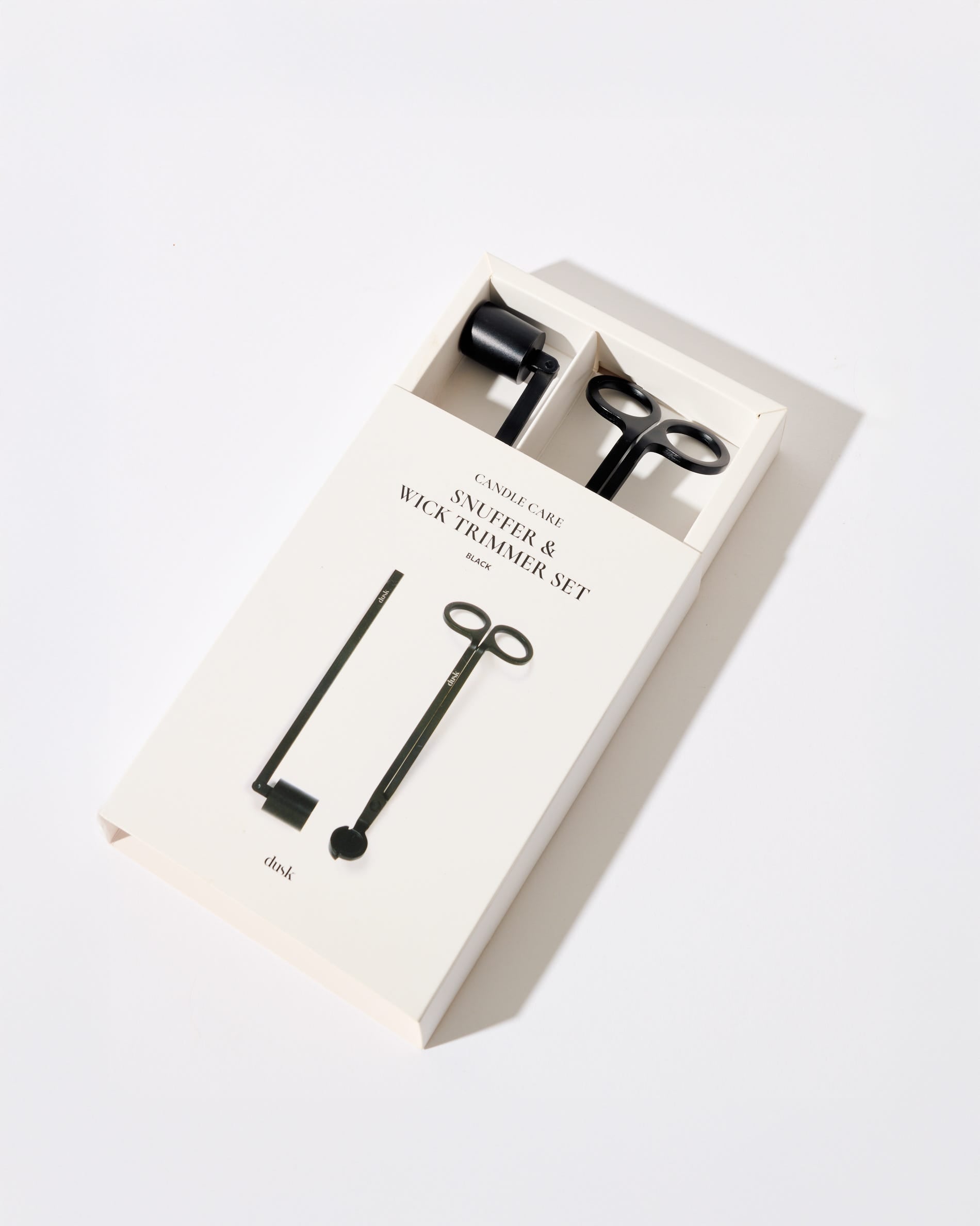 Candle Snuffer + Wick Trimmer Set - Black