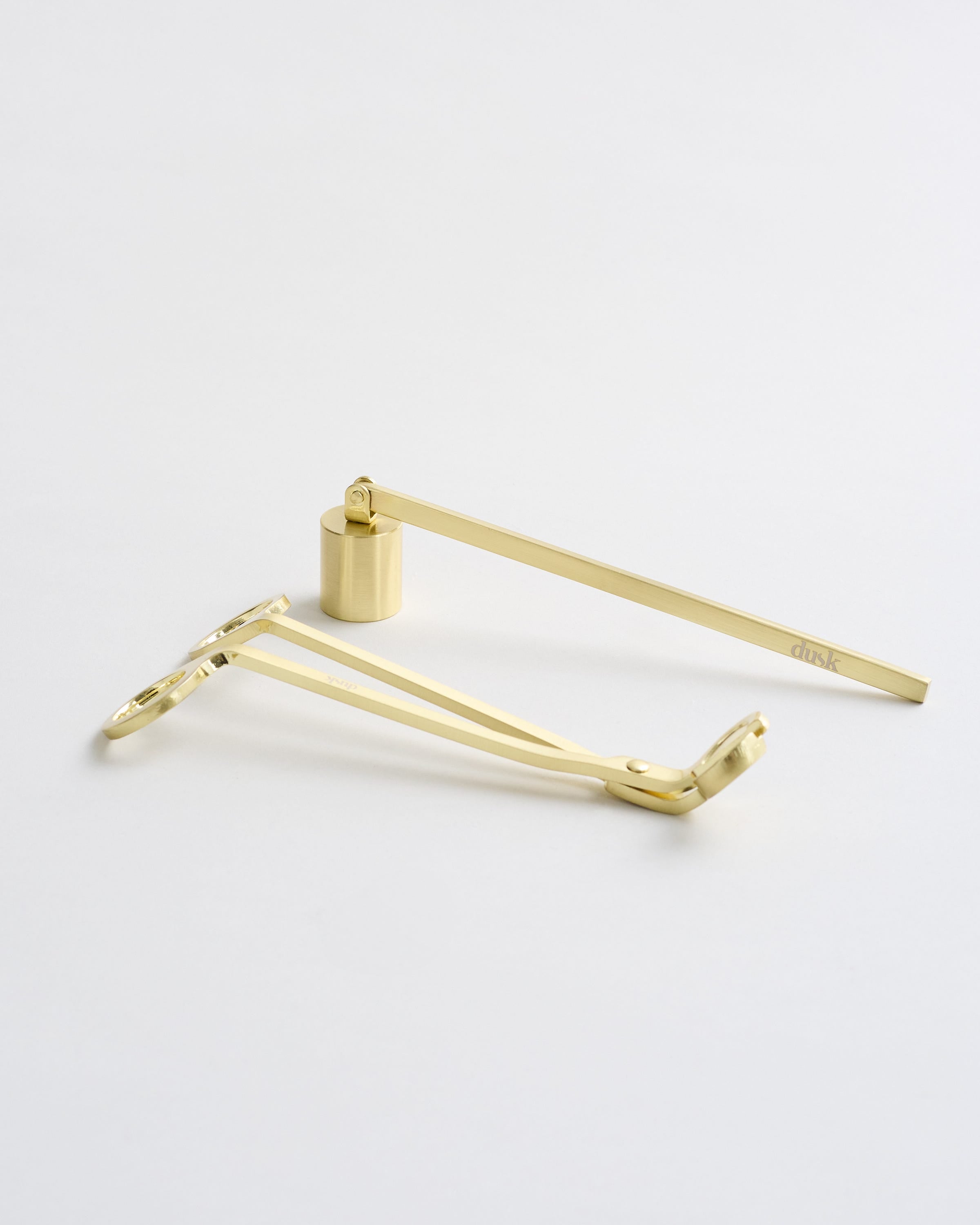 Candle Snuffer + Wick Trimmer Set - Gold
