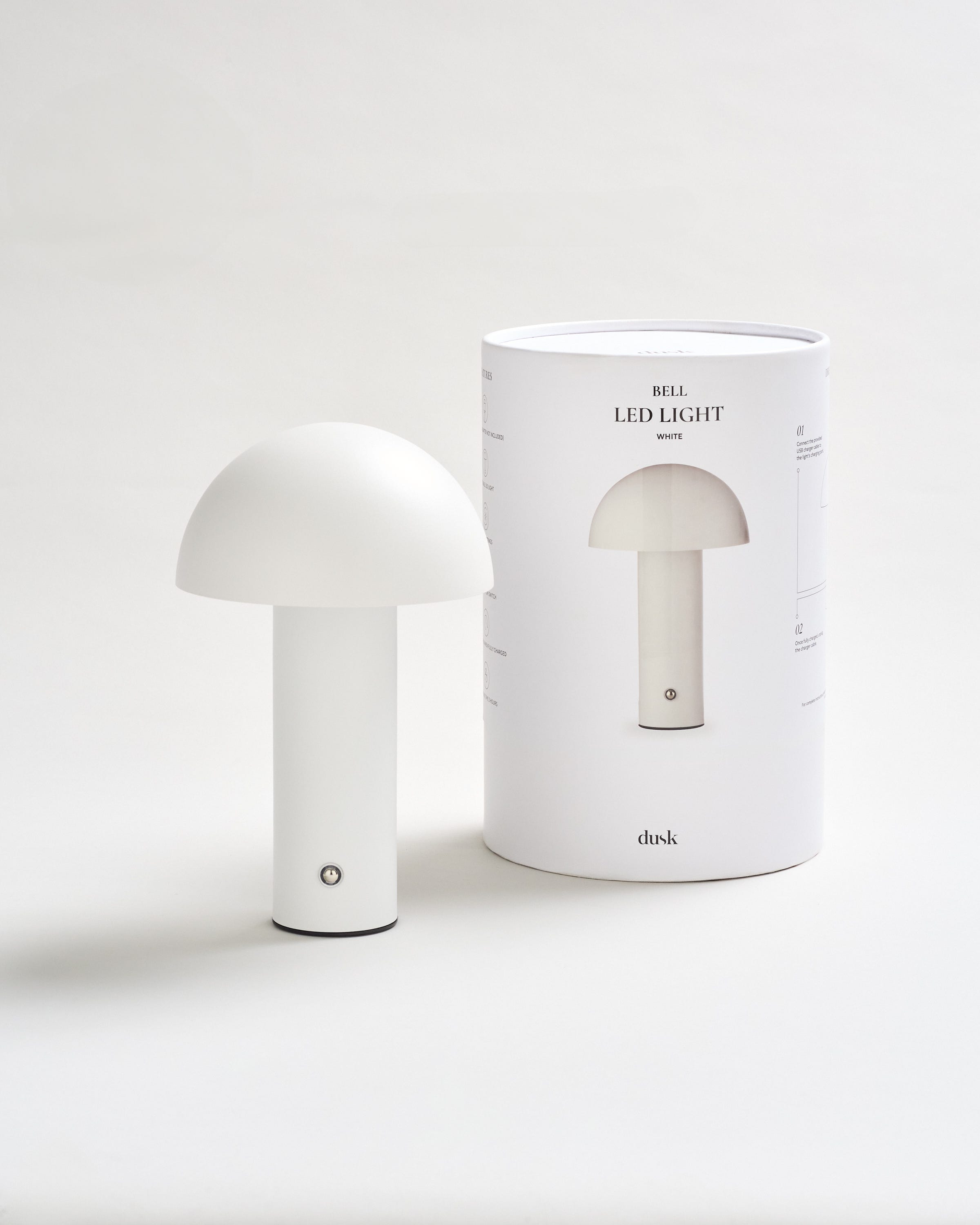 Small Bell LED Lamp  - White