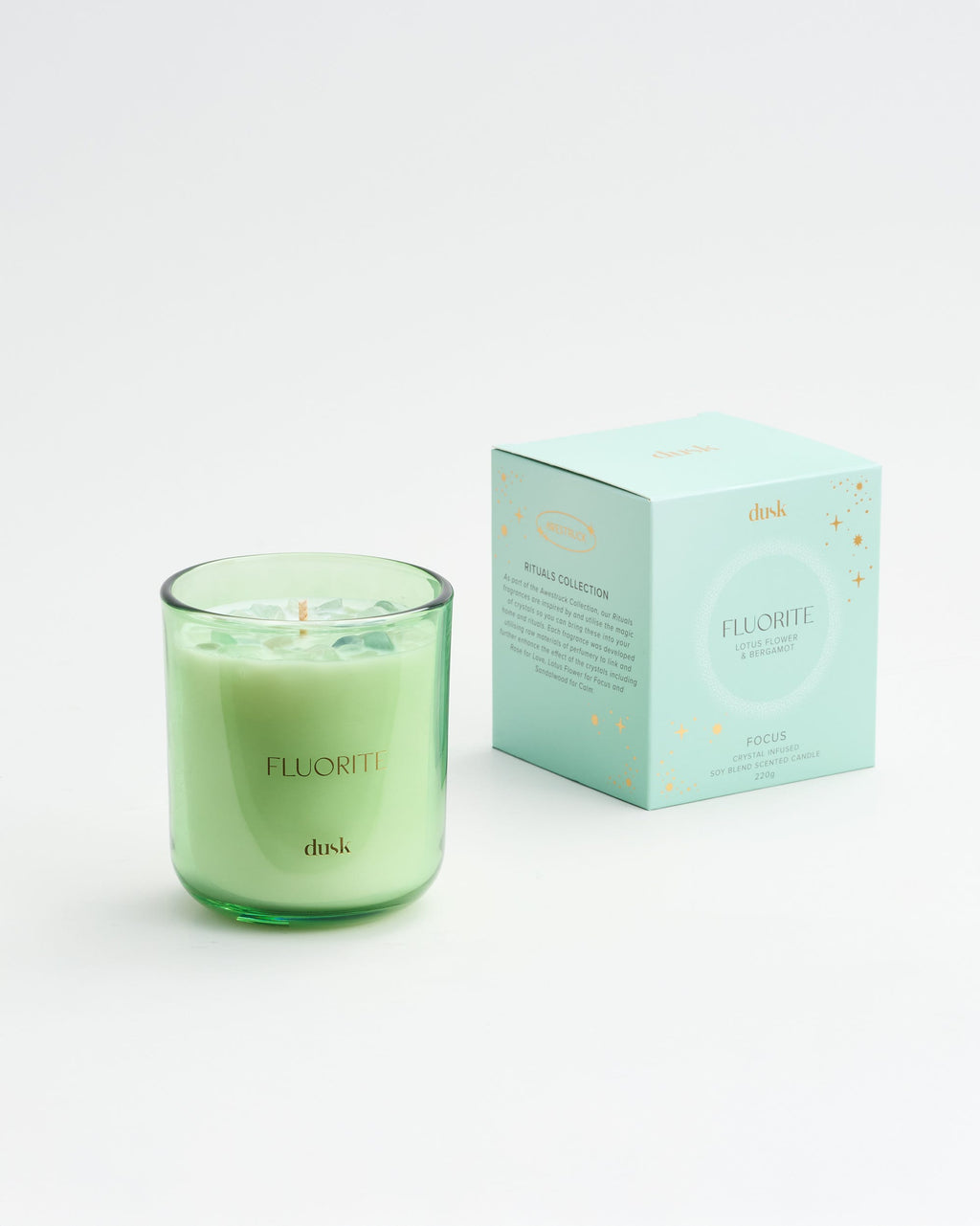 Fluorite 220g Candle