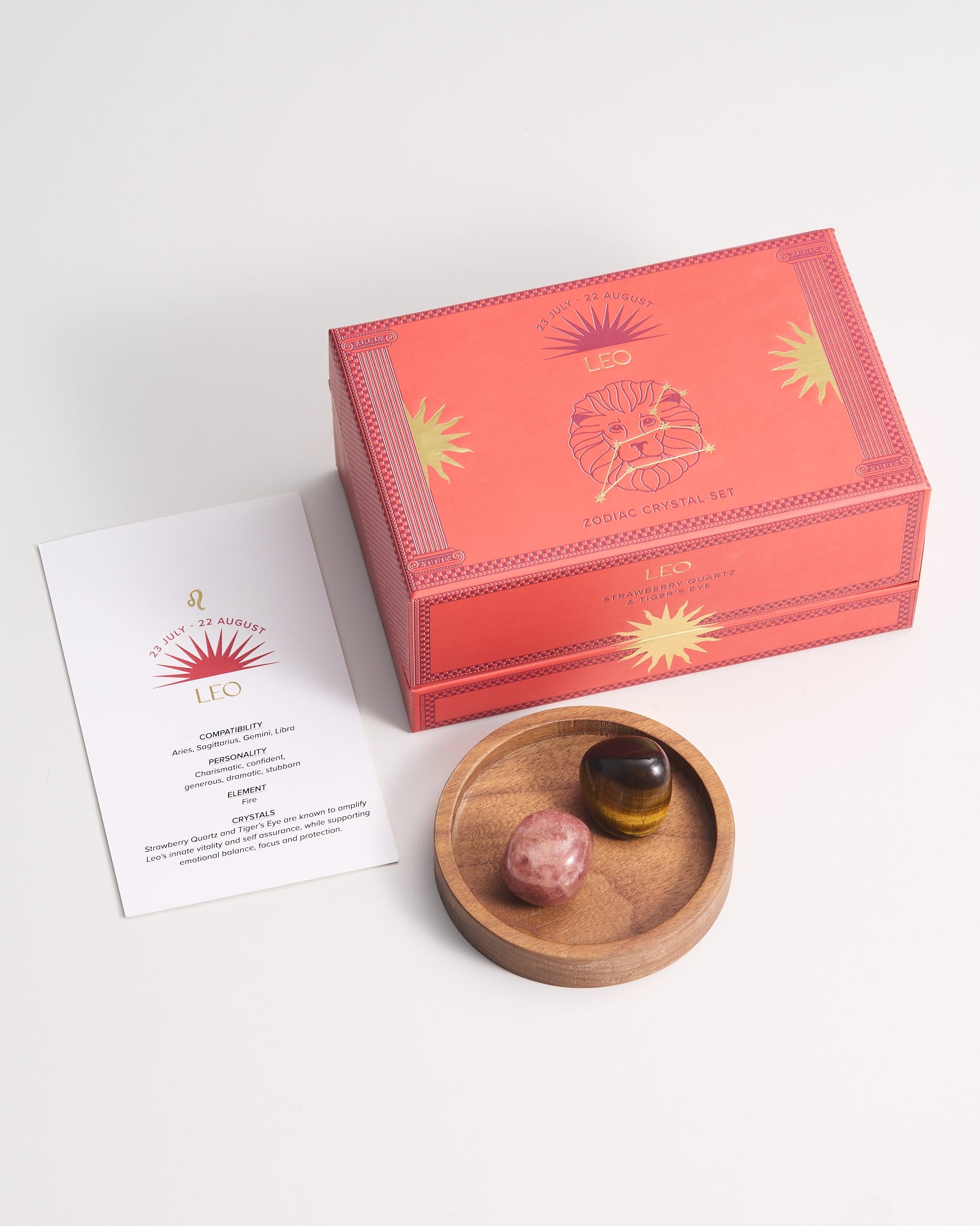 Leo Crystal Stones Gift Box