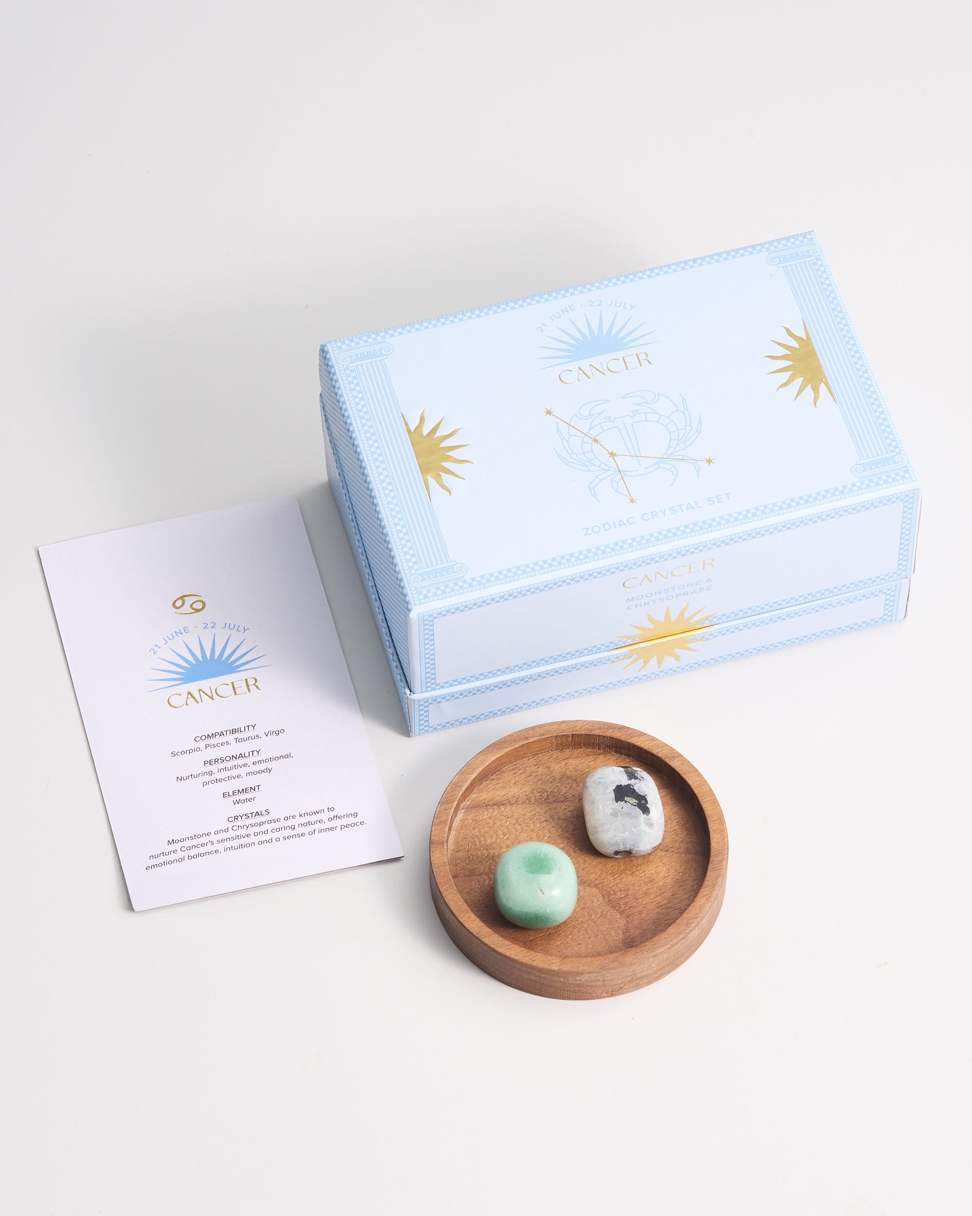 Cancer Crystal Stones Gift Box