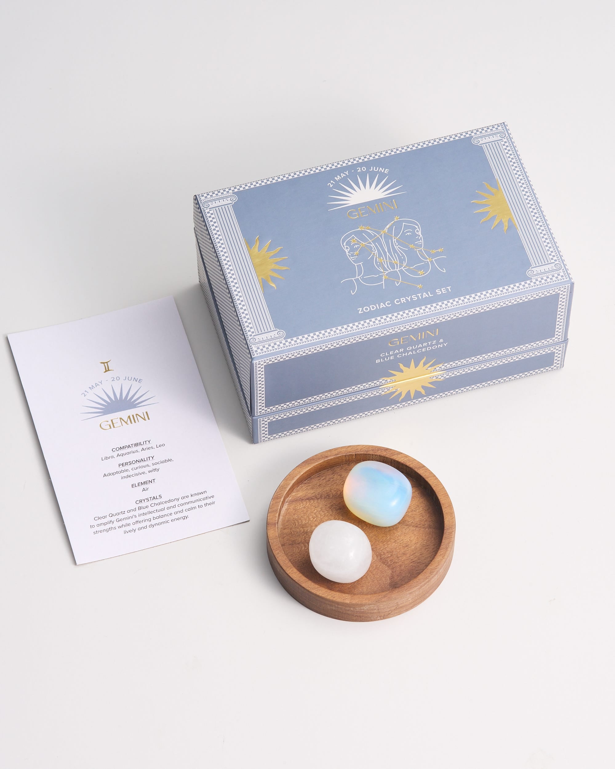 Gemini Crystal Stones Gift Box