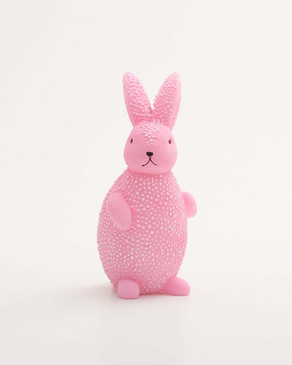 Bunny Unscented Candle Pink 18cm
