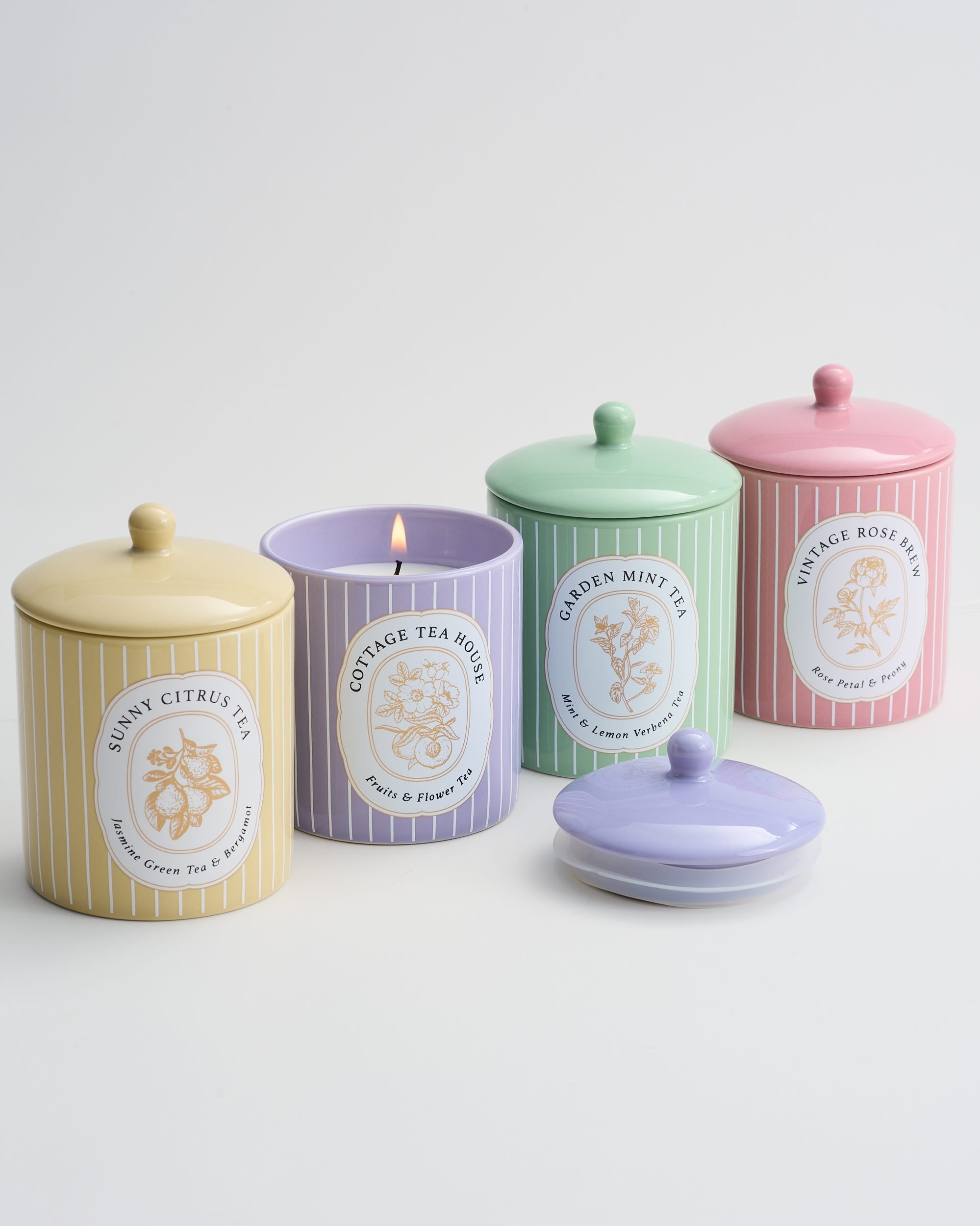 Garden Mint Tea Ceramic Candle 150g
