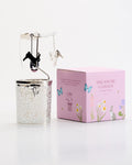 Treasure Garden Tealight Spinner Silver