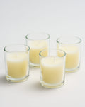 Unscented Glass Votive 4pk - Ivory