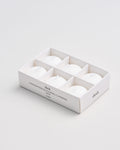 Unscented Floating Candles 6pk - White