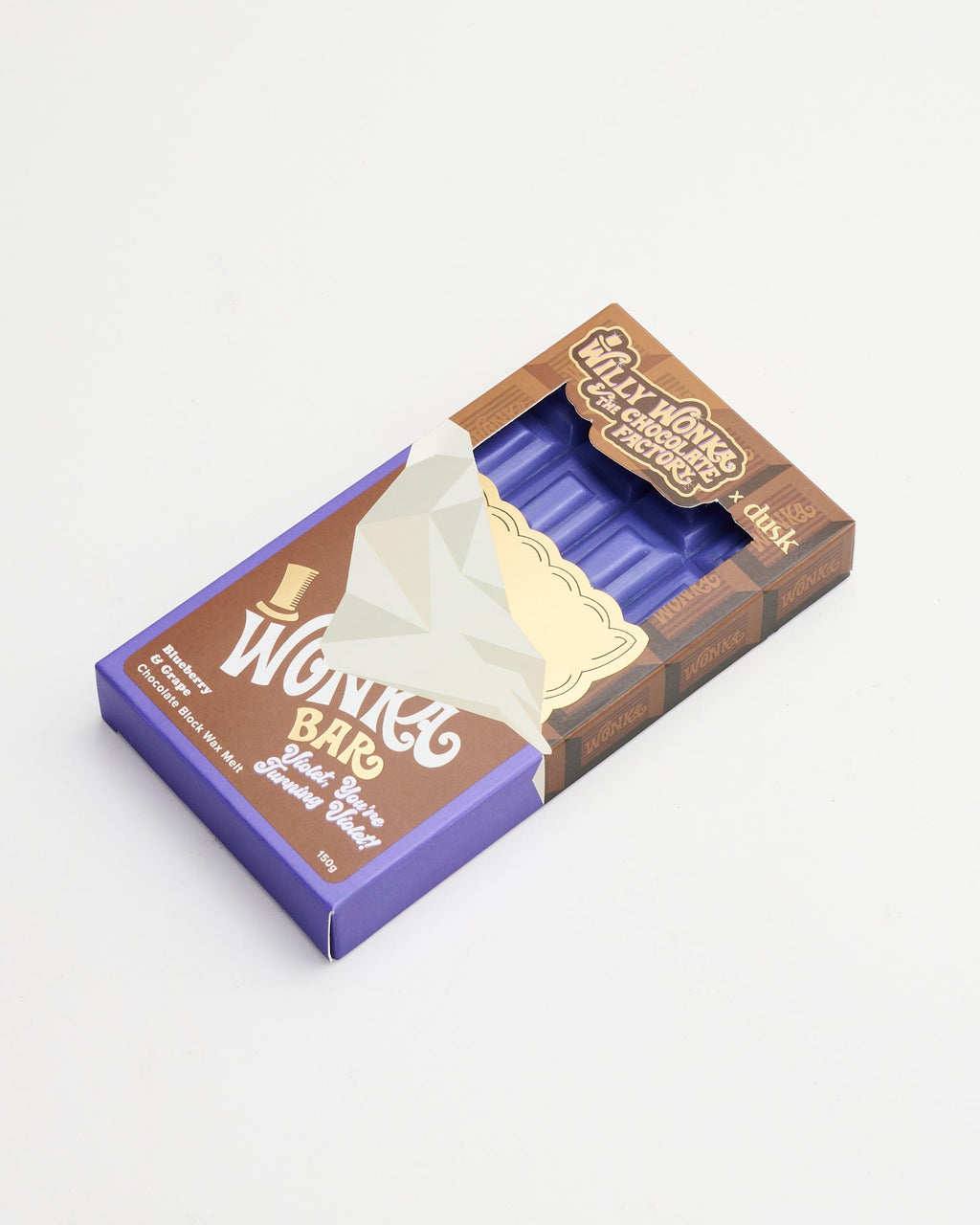 Violet, You're Turning Violet! Chocolate Wax Melts Block 150g