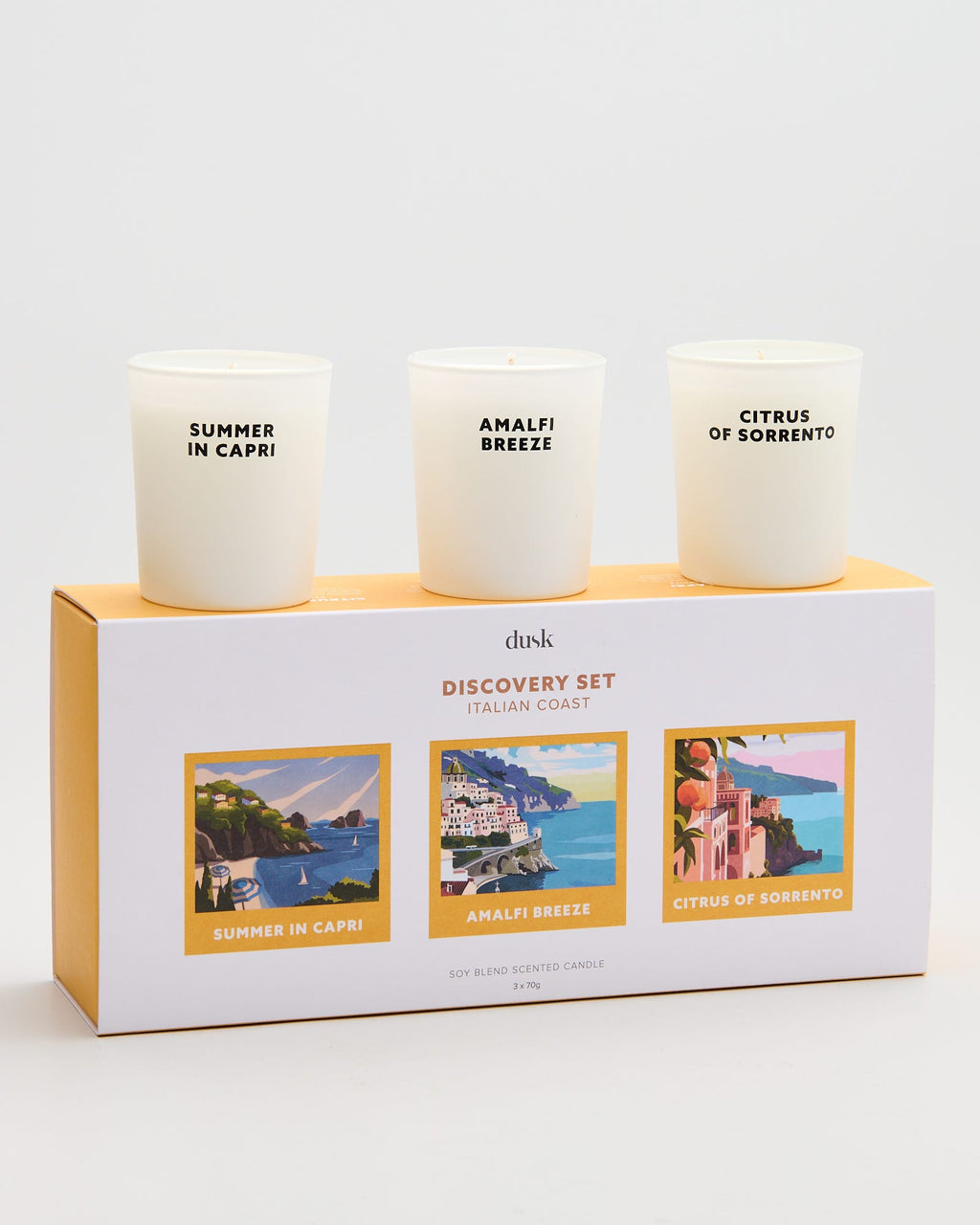 Italian Coast Discovery Set Candles Trio 70g