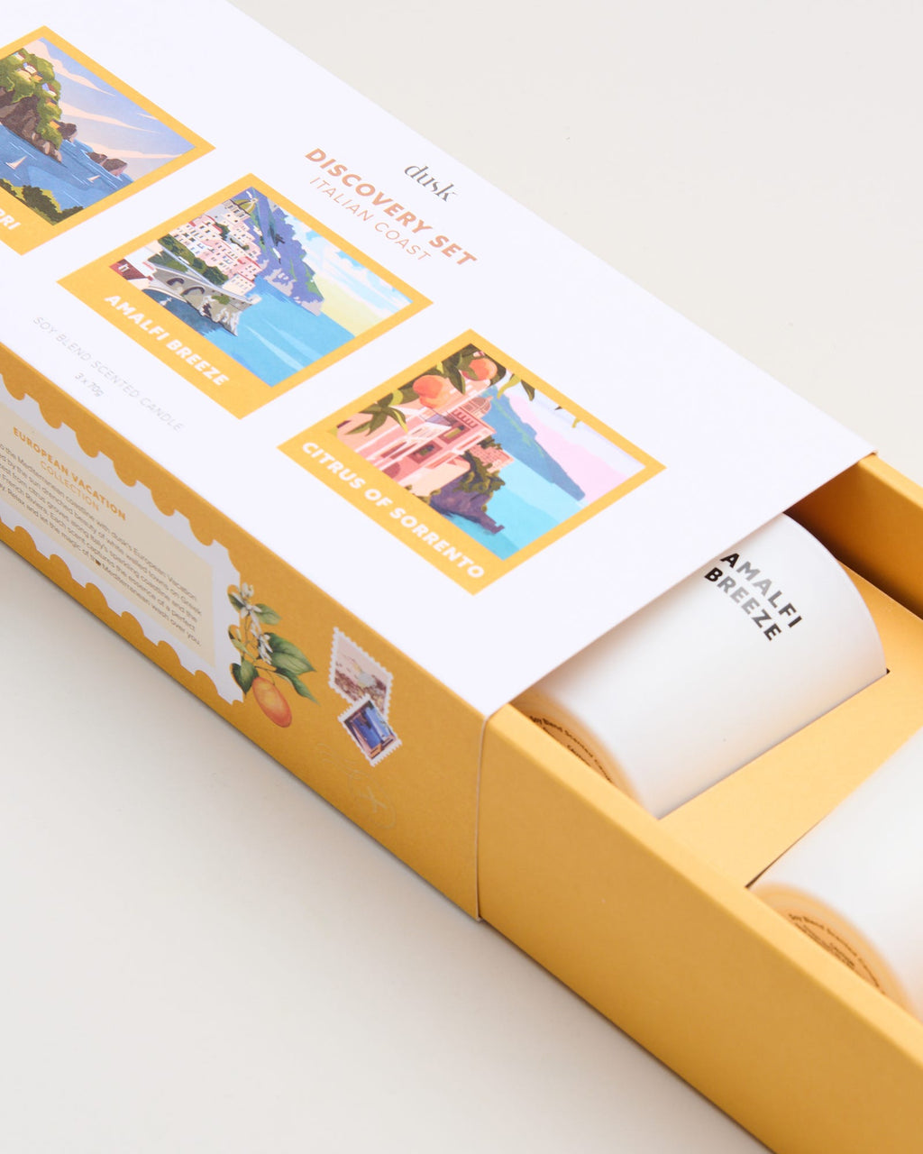 Italian Coast Discovery Set Candles Trio 70g