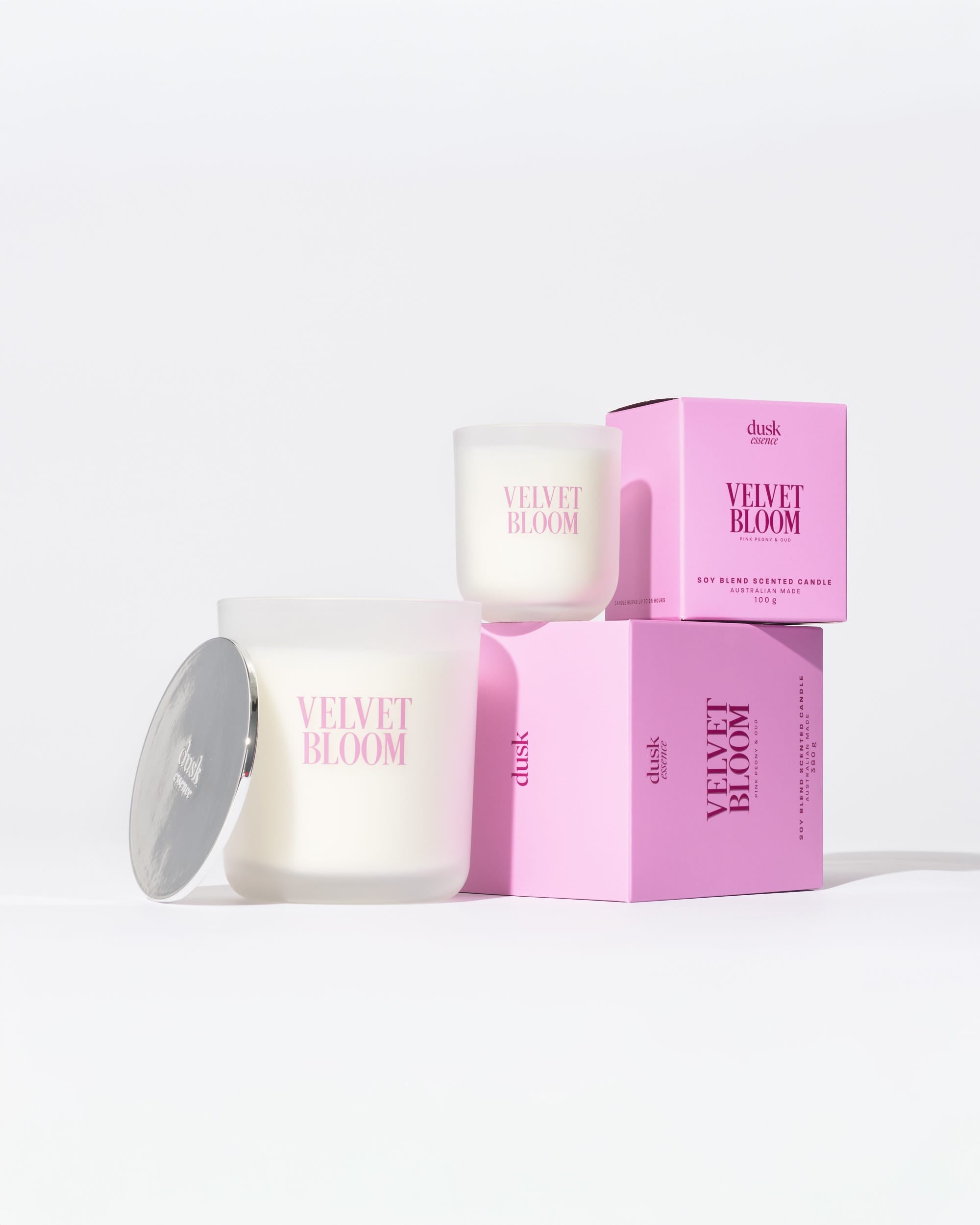 Velvet Bloom Soy Blend Scented Candle 100g
