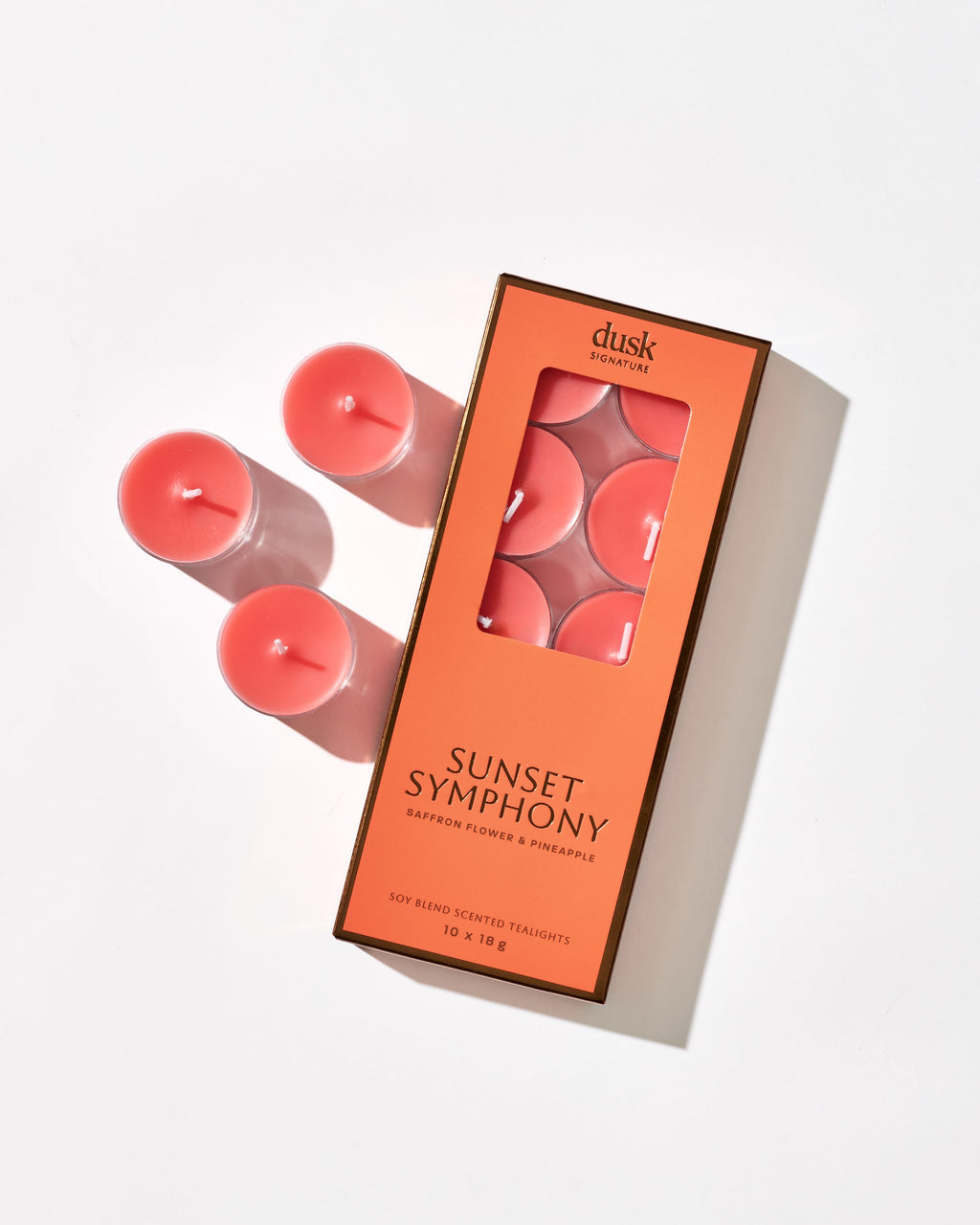 Sunset Symphony Soy Blend Scented Tealights 10pk