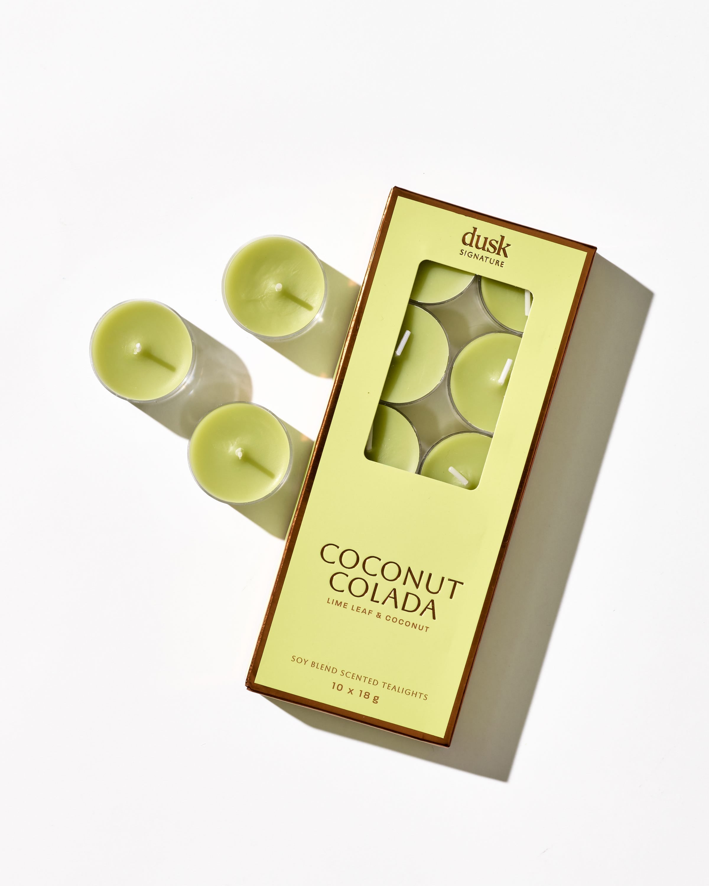 Coconut Colada Soy Blend Scented Tealights 10pk