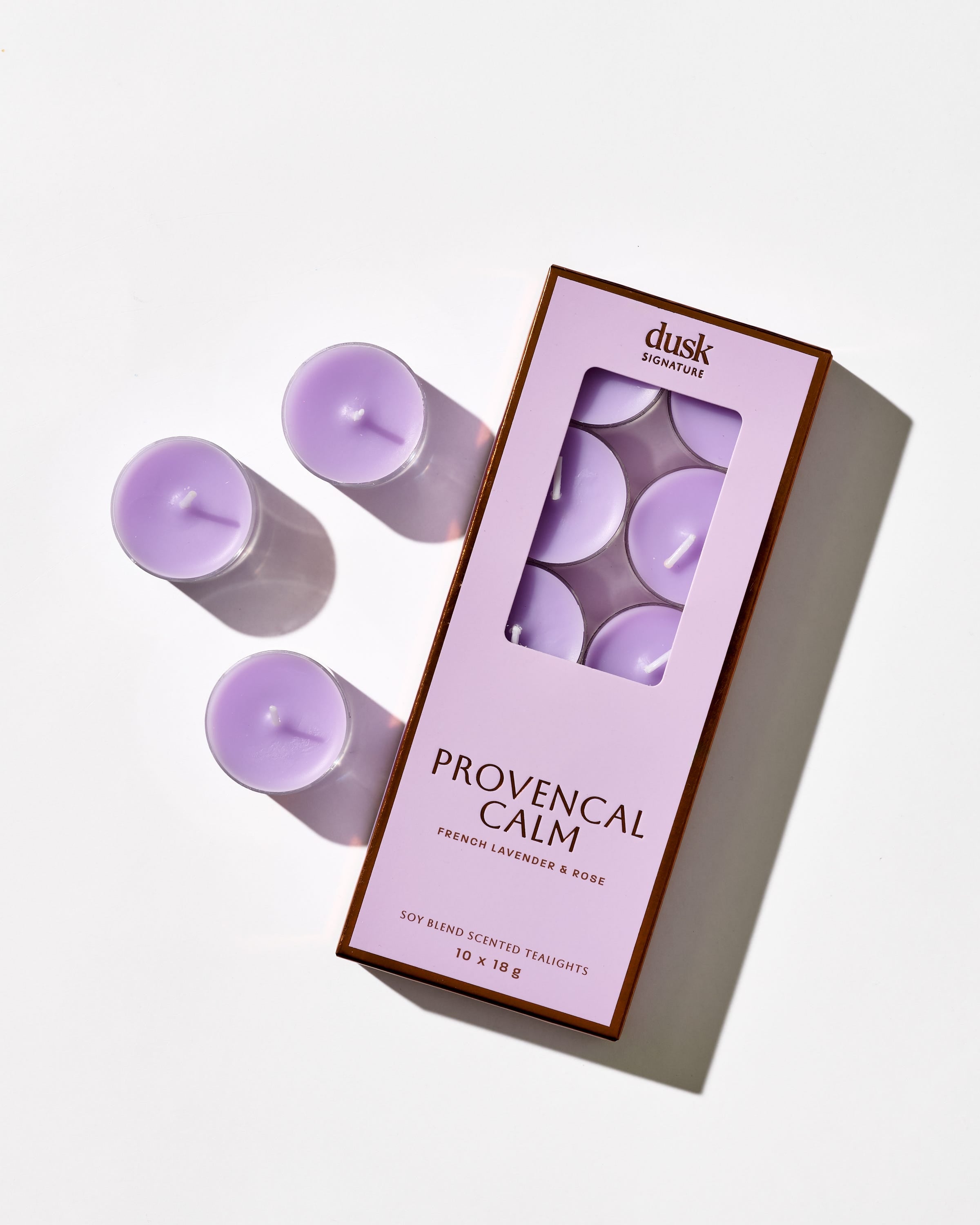 Provencal Calm Soy Blend Scented Tealights 10pk