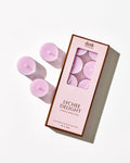 Lychee Delight Soy Blend Scented Tealights 10pk