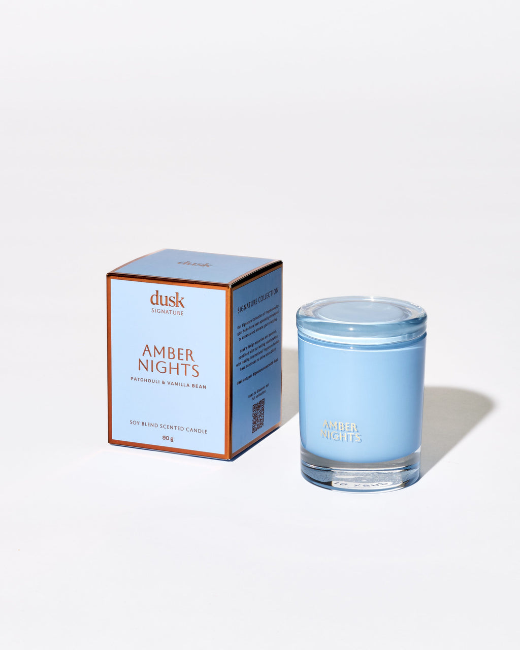 Amber Nights Soy Blend Scented Candle 90g