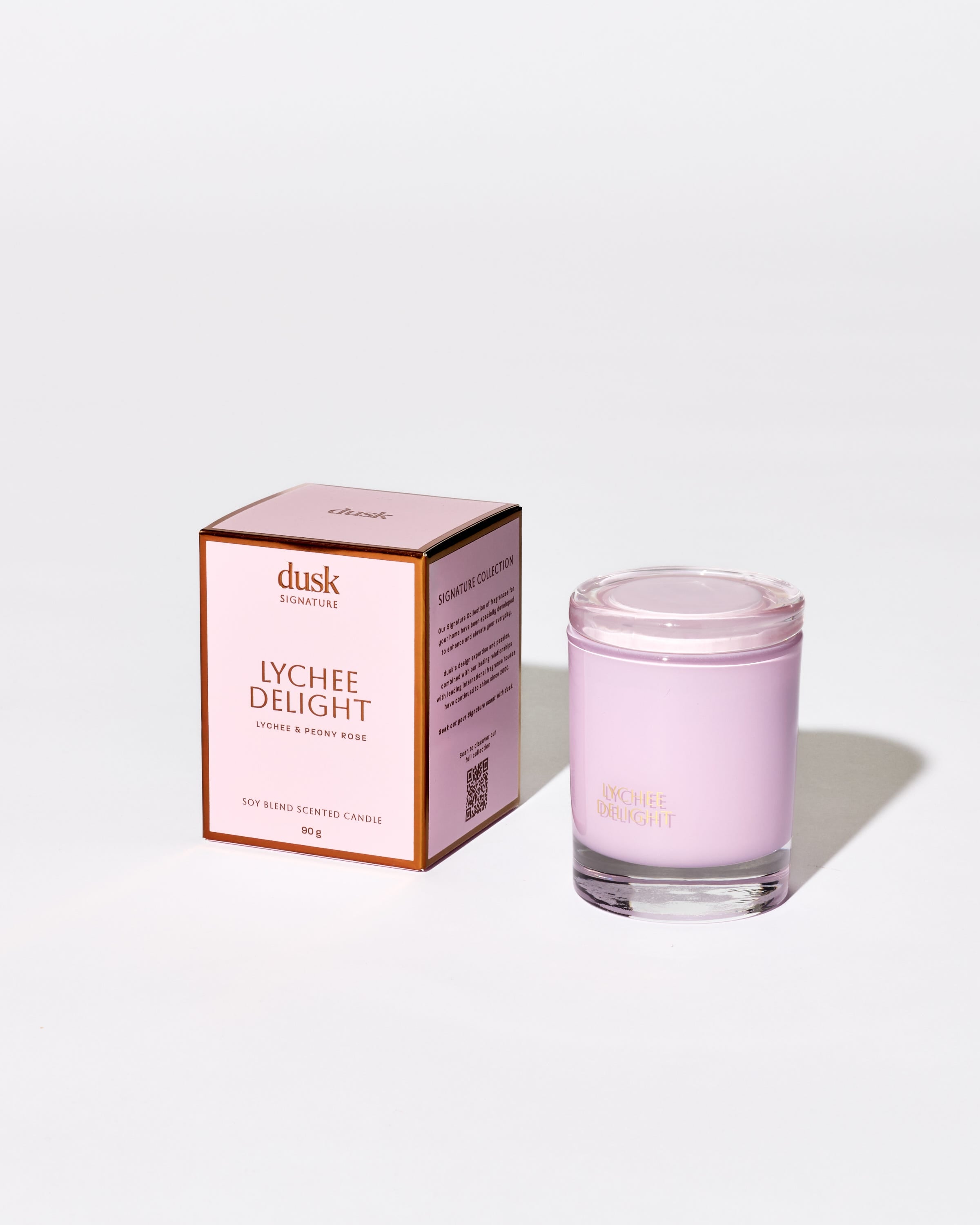 Lychee Delight Soy Blend Scented Candle 90g