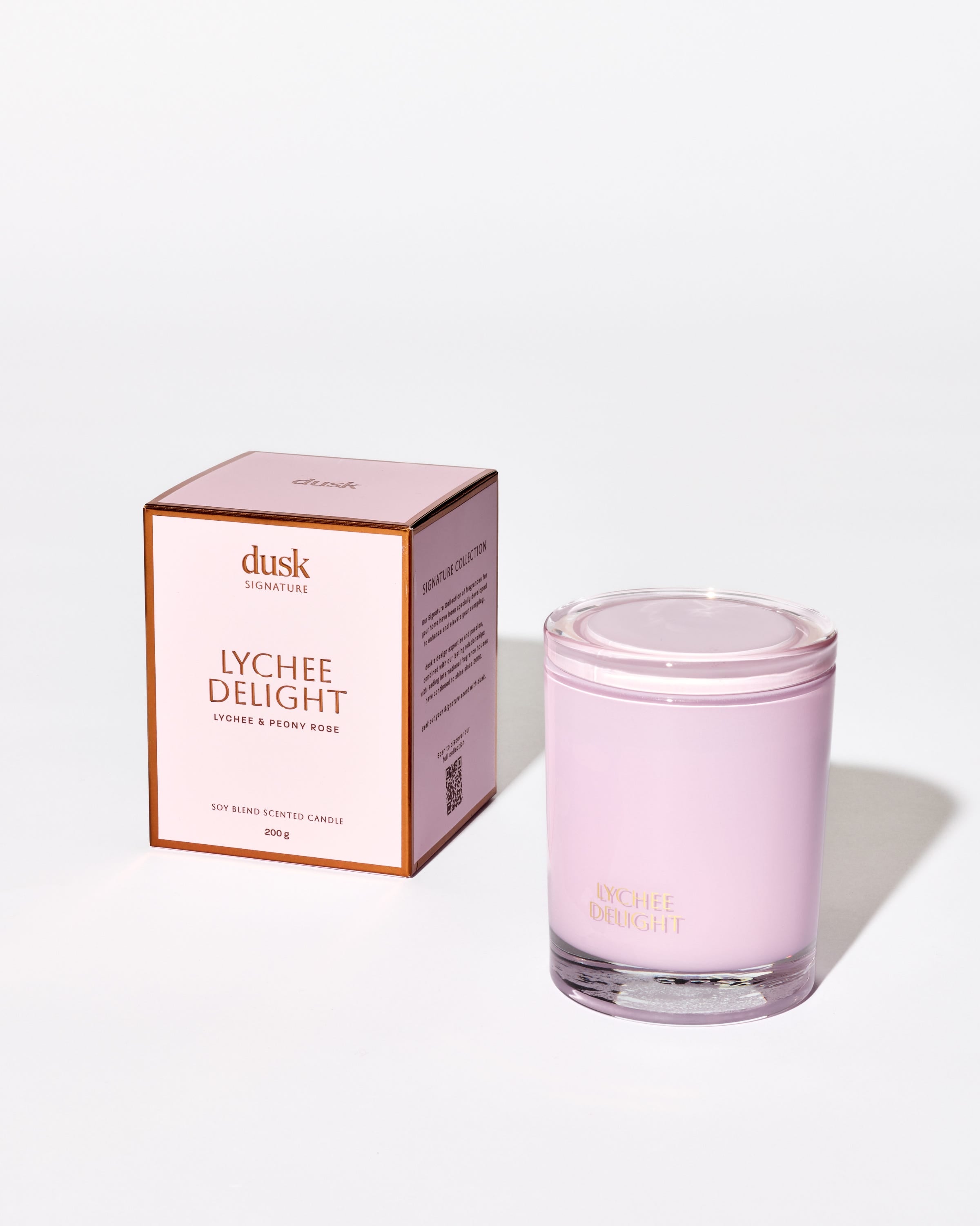 Lychee Delight Soy Blend Scented Candle 200g