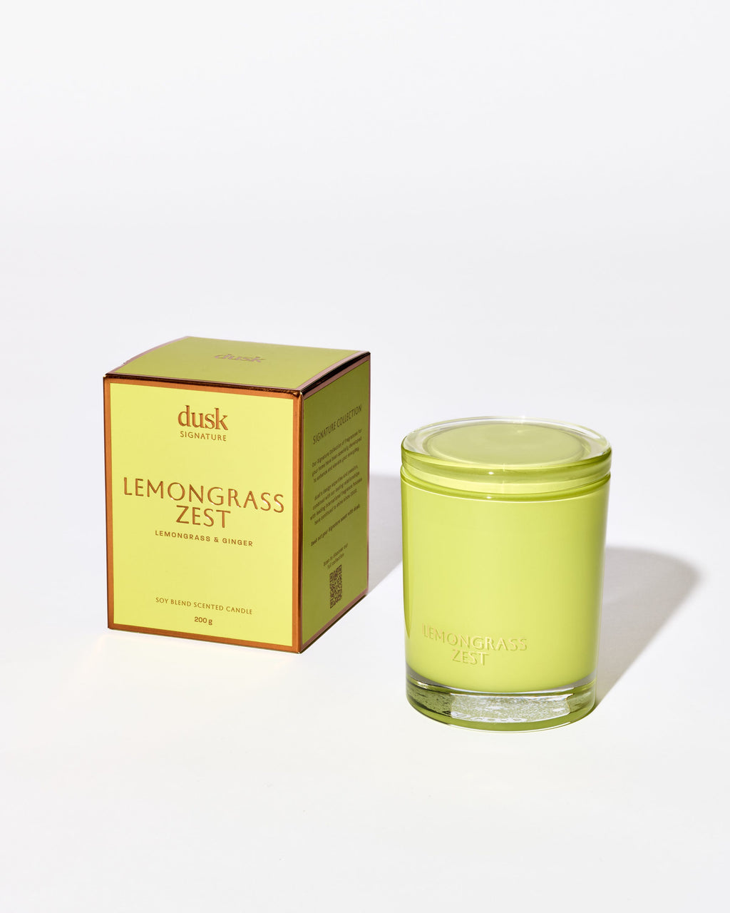 Lemongrass Zest Soy Blend Scented Candle 200g