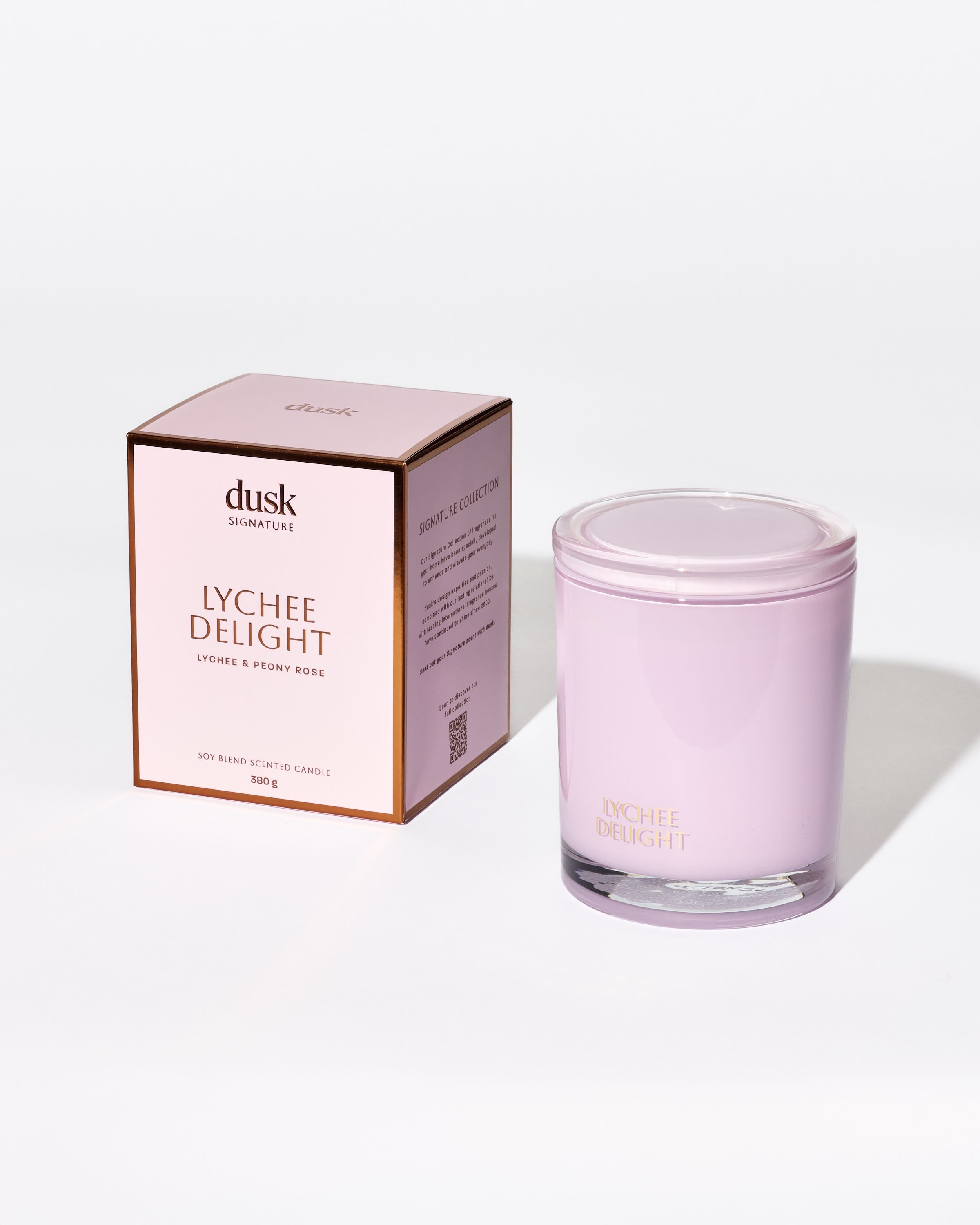 Lychee Delight Soy Blend Scented Candle 380g