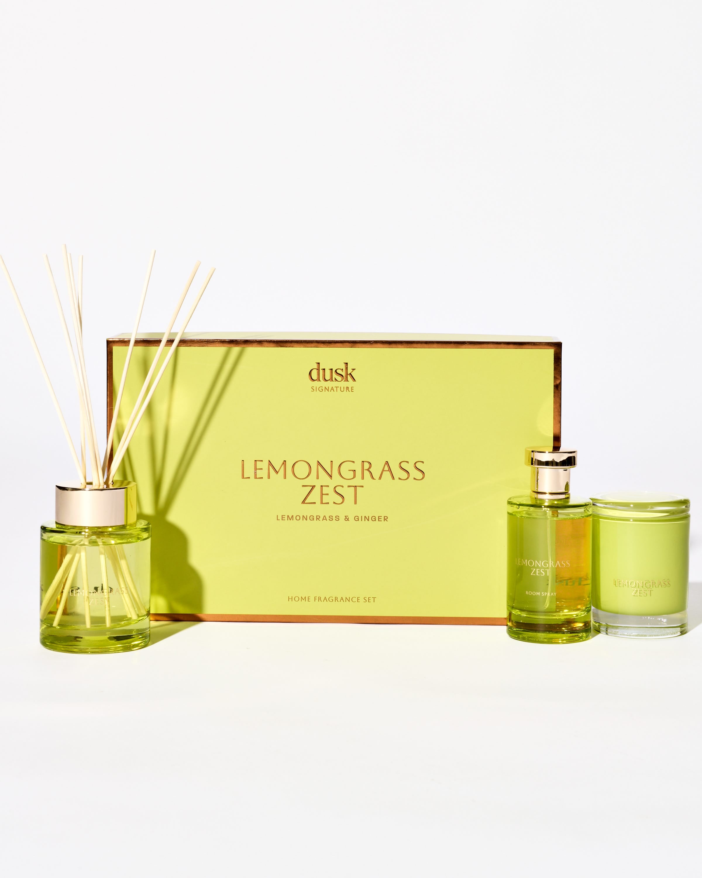 Lemongrass Zest Home Fragrance Set