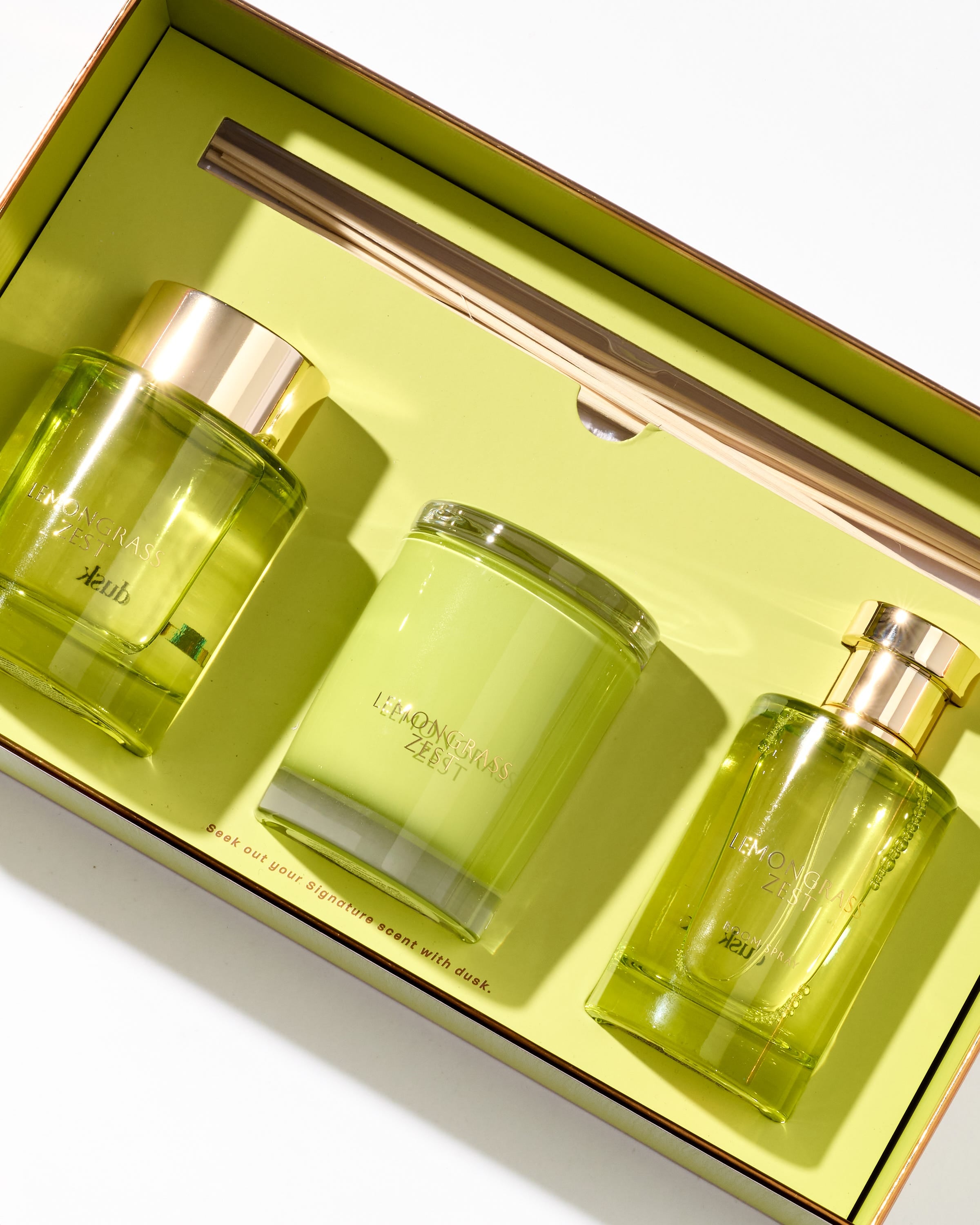 Lemongrass Zest Home Fragrance Set