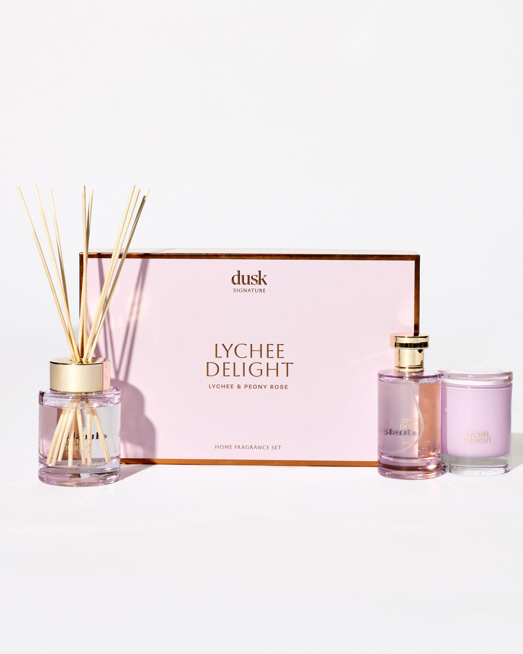 Lychee Delight Home Fragrance Set