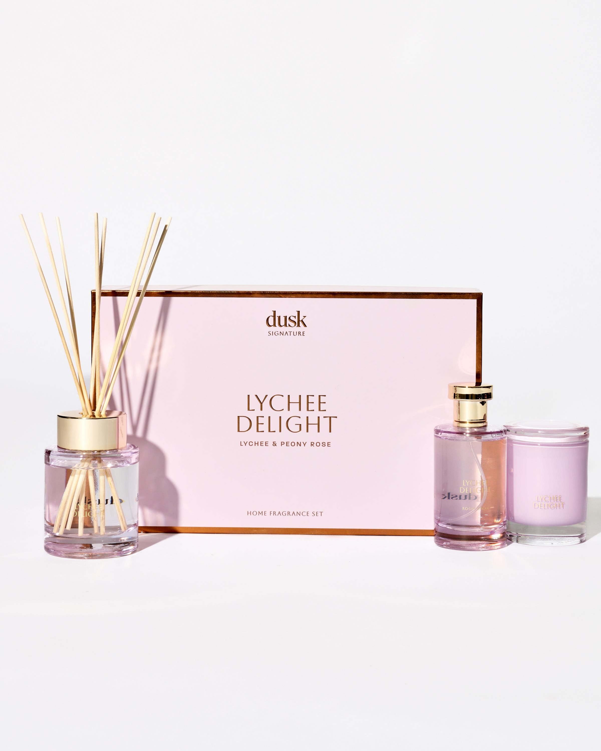 Lychee Delight Home Fragrance Set