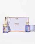 Fresh Linen Home Fragrance Set