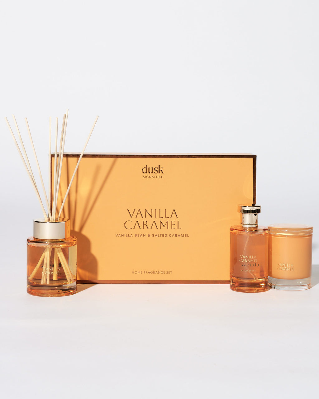 Vanilla Caramel Home Fragrance Set