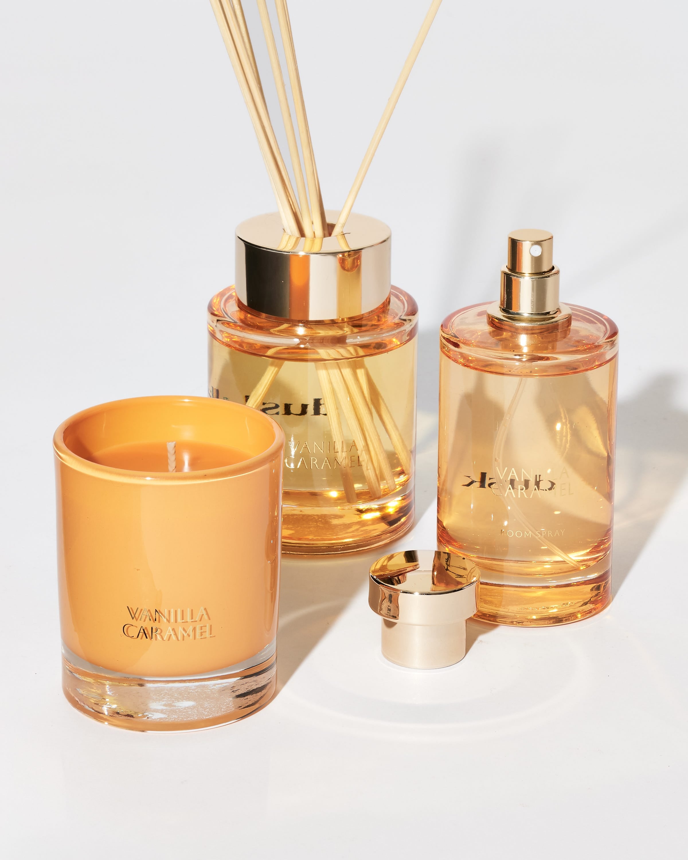 Vanilla Caramel Home Fragrance Set